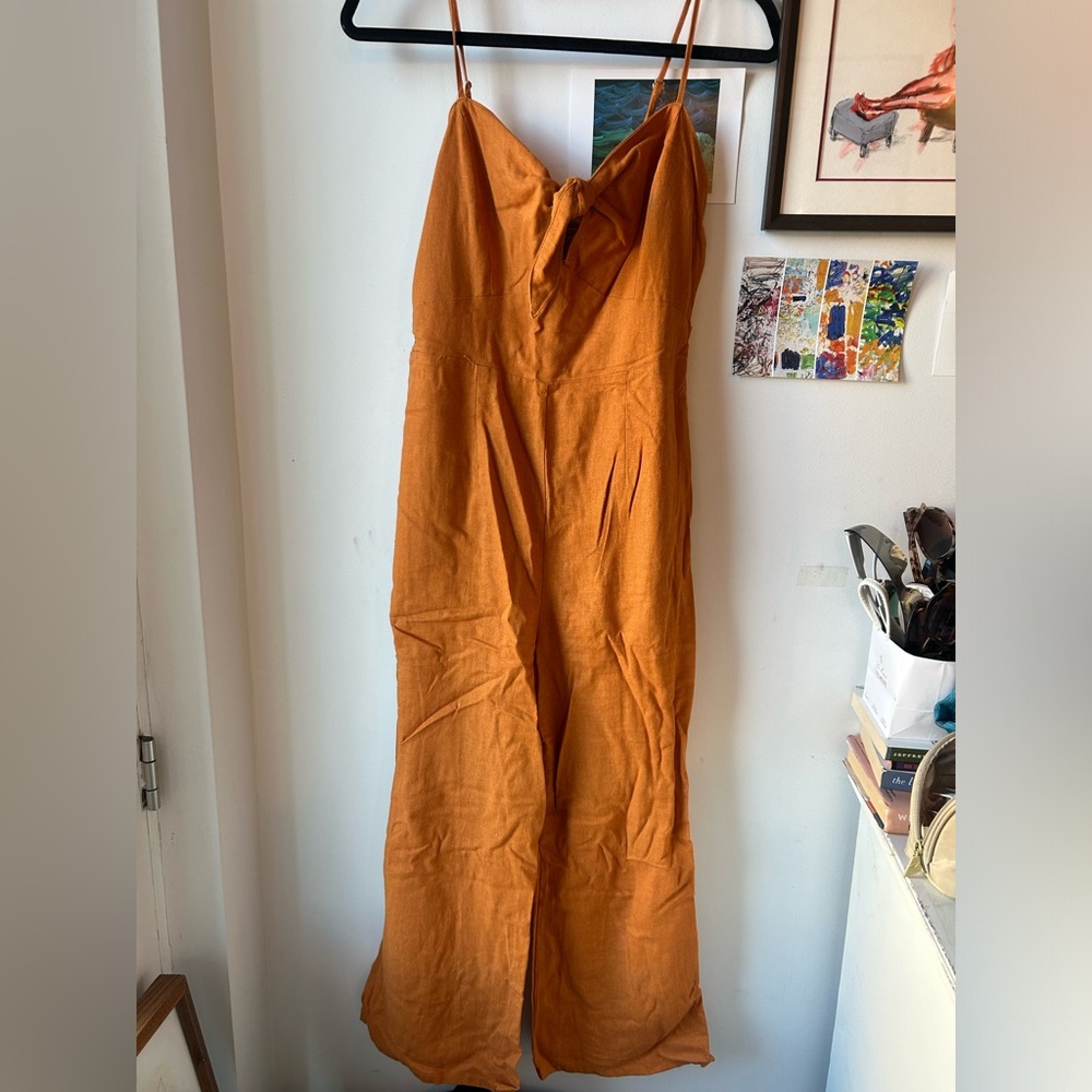 Women's Orange Jumpsuit